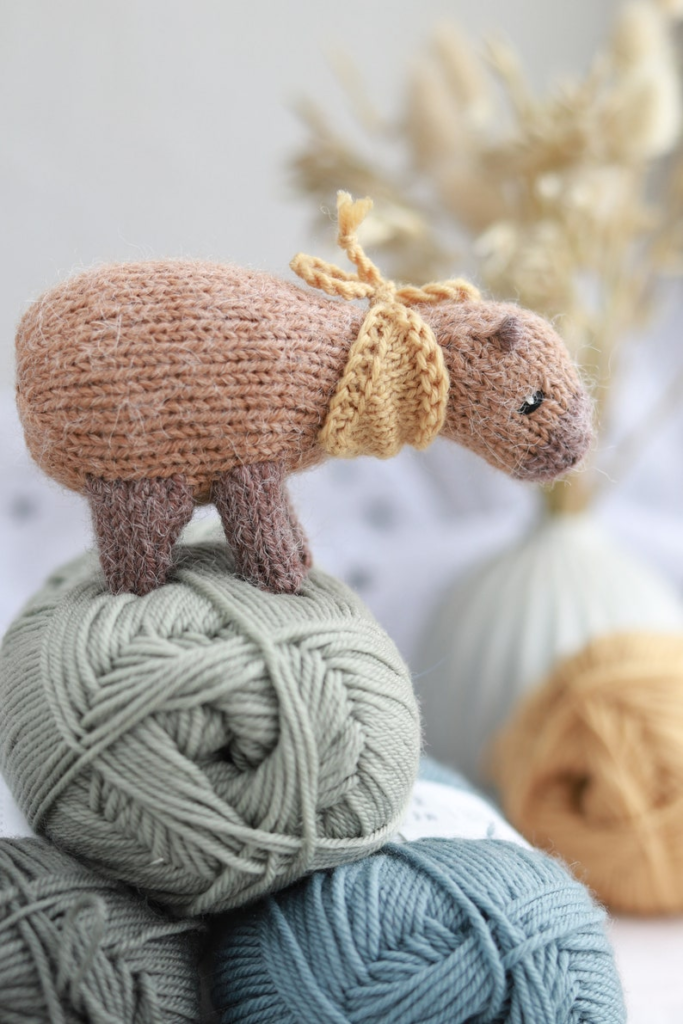 Unbothered, Hydrated, Thriving - The Best Knit & Crochet Capybara Patterns