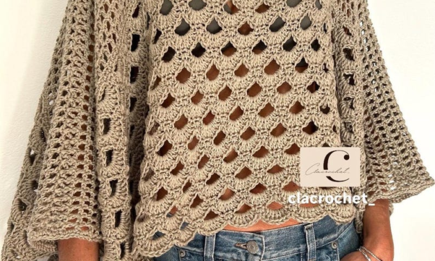 Pattern To Crochet The Sunny Top: An Airy Openwork Sweater You’ll Live In All Summer