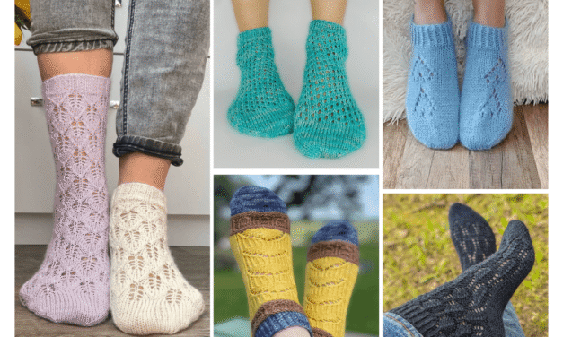 Light on Your Feet: 5 Summer Sock Patterns for Knitters on the Go