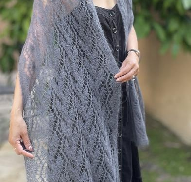 Knit the Perfect Summer Scarf: The Blue Smoke Stole Pattern by SweaterBabe