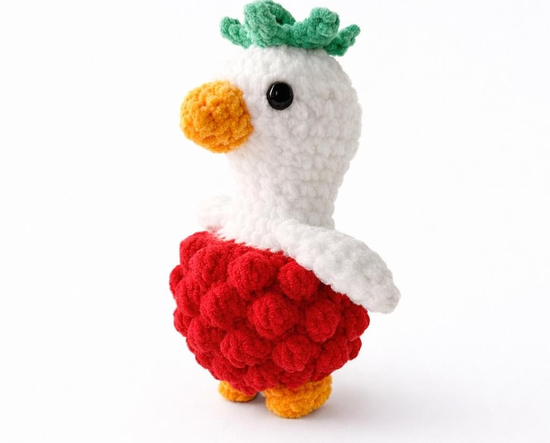 This Fruity Goosey Is On The Loose. Quick, Grab Your Crochet Hook!