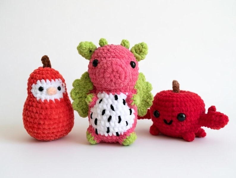 crochet patterns designed by Peach Penguin Crochet