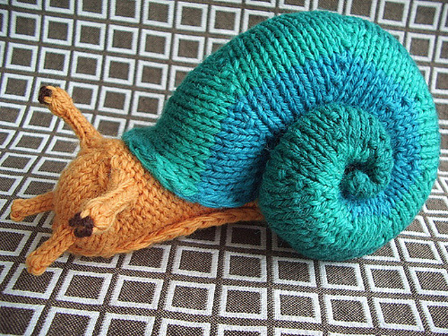 7 Quirky Cute Snail Patterns For Knitters & Crocheters