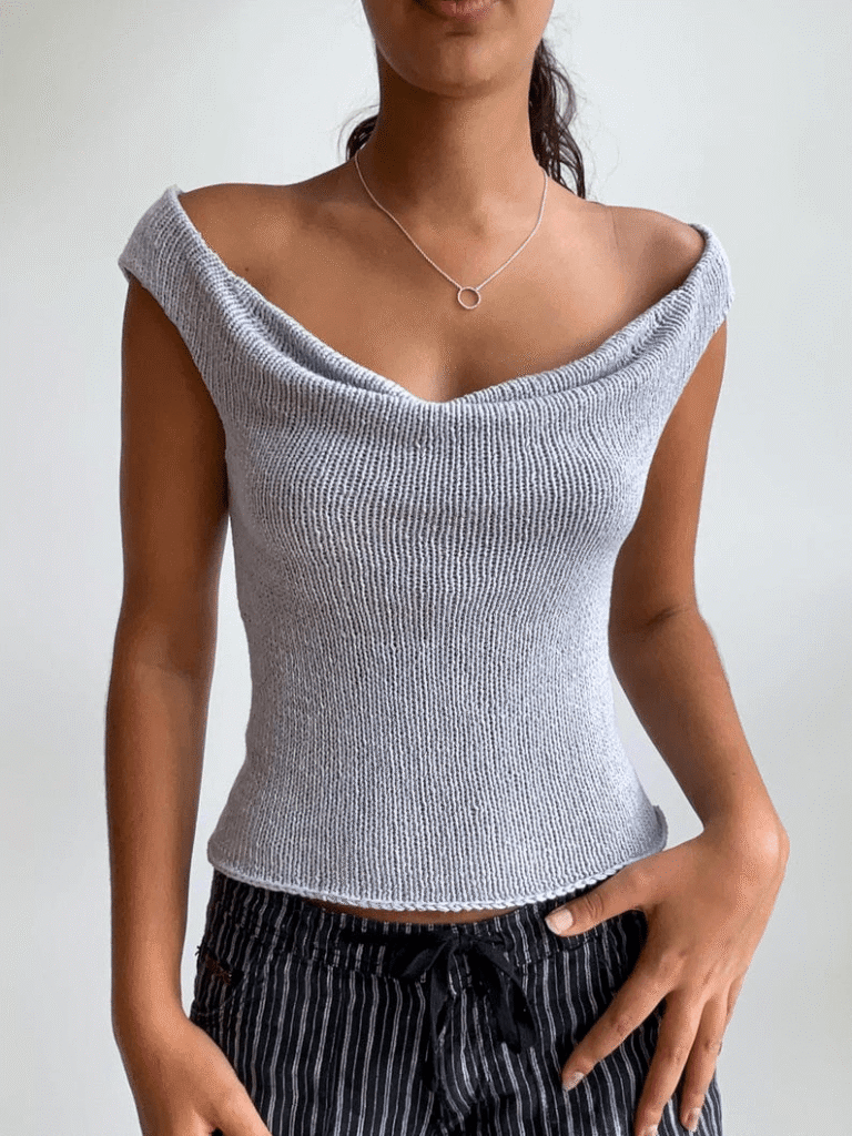 Knit the Perfect Summer Top: The Cairo Cowl Top Pattern From Made By Rosh