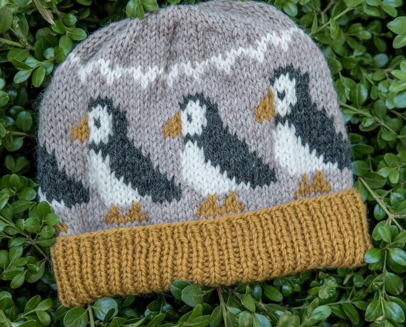Are You Puffin Kidding Me? This Knit Hat Pattern Is Too Cute