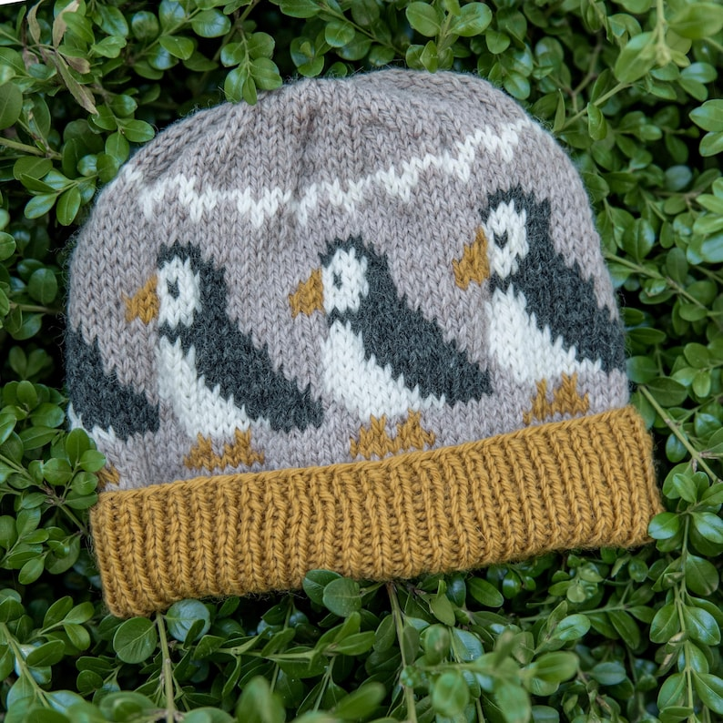 Are You Puffin Kidding Me? This Knit Hat Pattern Is Too Cute