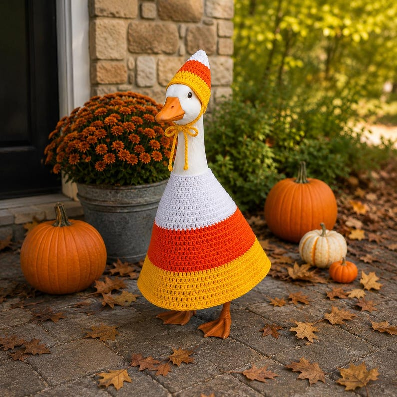 Popular This Season: Halloween Porch Goose Patterns For Crocheters