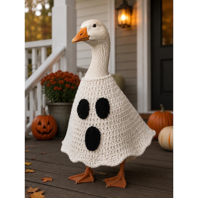 crochet goose outfit patterns from Minn Shop Designs