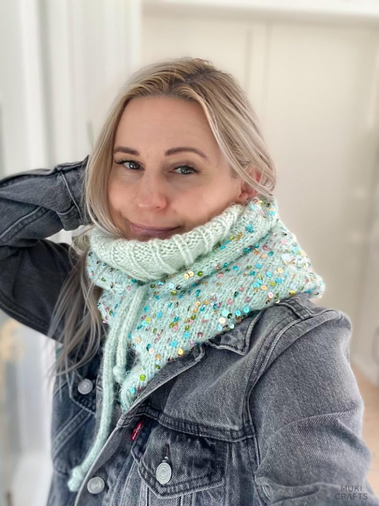 Pattern To Knit An Adjustable Hooded Cowl - Clever Design Keeps Your Head AND Neck Warm
